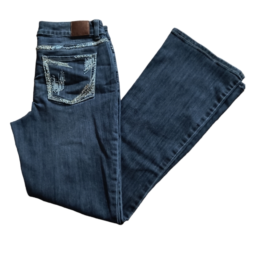 Maurices Dark Blue Boot Cut Jeans